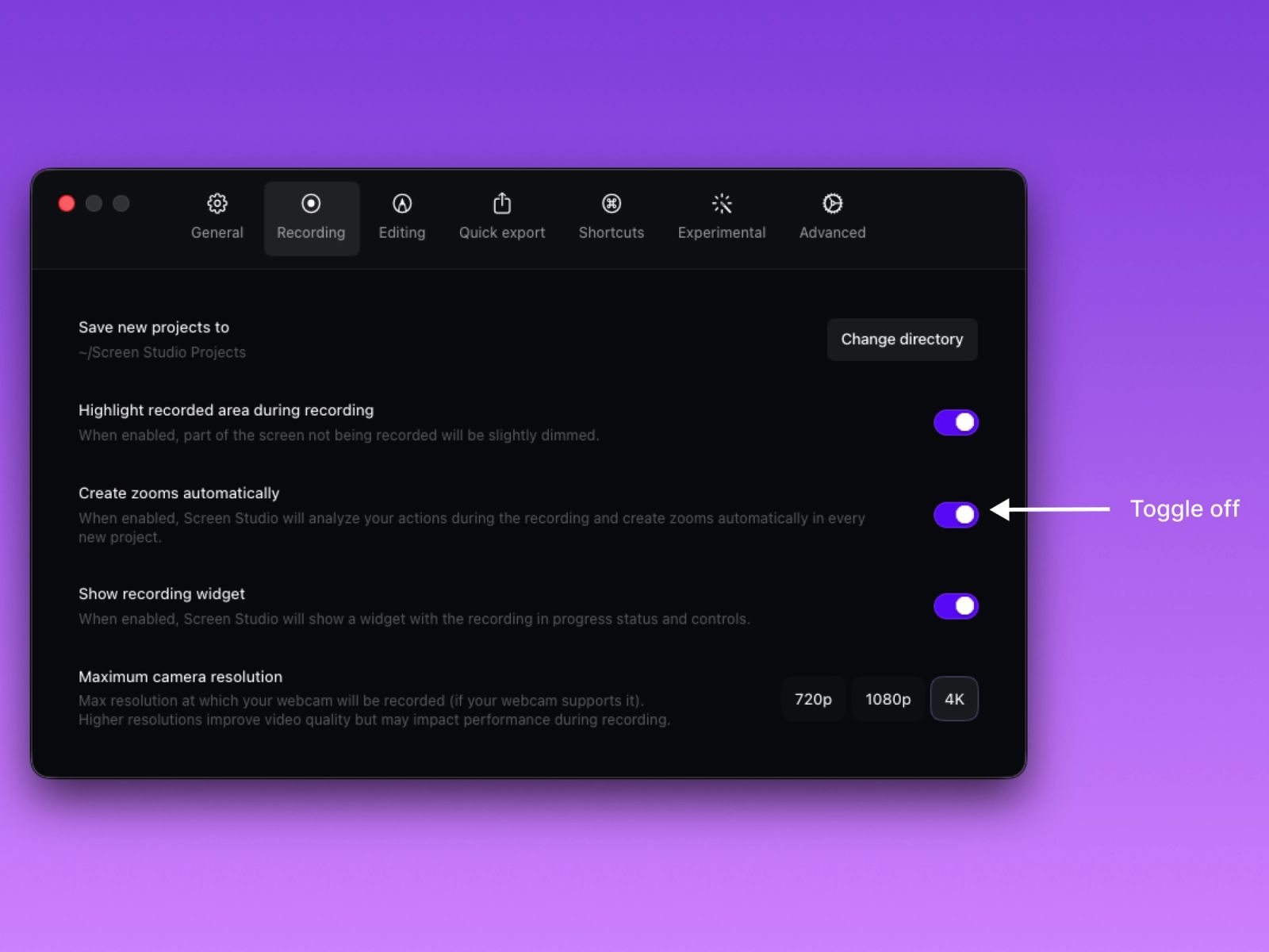 从已有视频创建项目