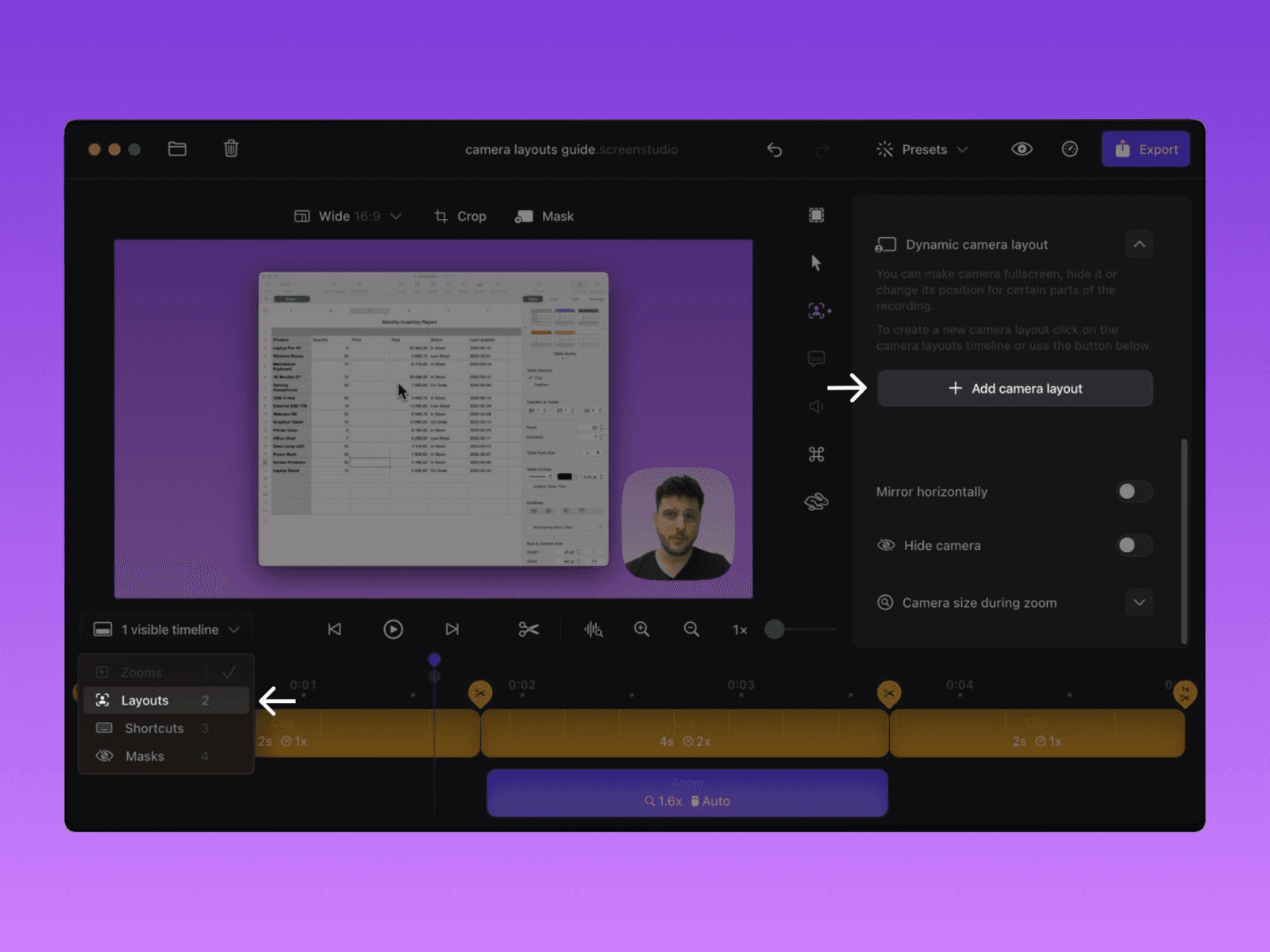 选择打字片段并调整速度